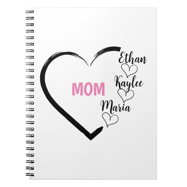 Personalized gift for Mom. Gift for Mother's Day Notebook (Front)