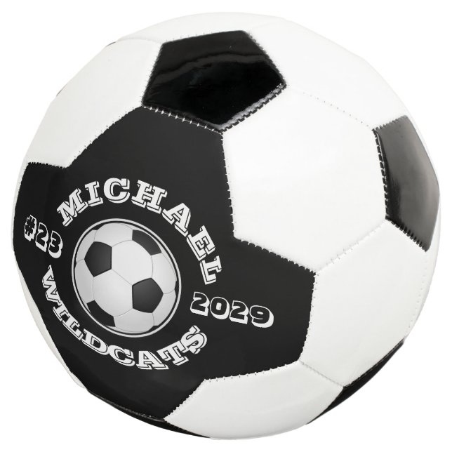 Personalized Gift for Soccer Player  Ball (Three Quarter)