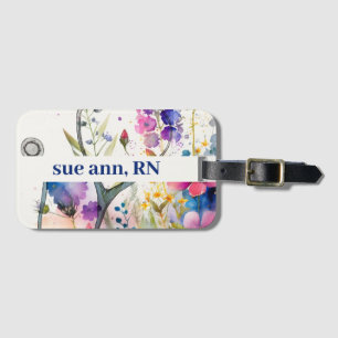 Personalized Gift for Travel Nurse Graduation RN Luggage Tag