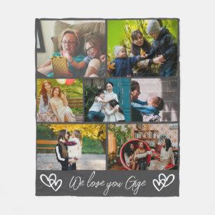 Personalized Gift from Niece or Nephew Aunt Photo Fleece Blanket