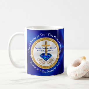 Personalized, Gift Ideas for Pastor and Wife Coffee Mug
