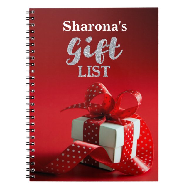 Personalized Gift List Book (Front)