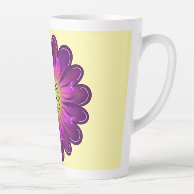 Personalized gift Round Pillow Latte Mug (Right)