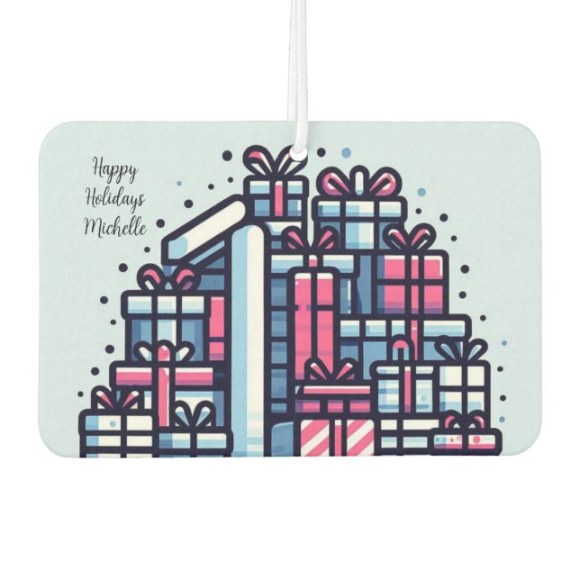 Personalized Gift Stack Splendour Air Freshener (Front)