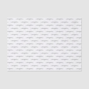 Personalized Gift Tissue HAMbyWG Tissue Paper