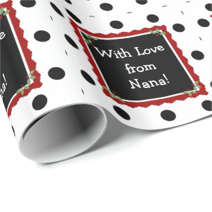 Personalized Gift Wrap, with love from Nana! Wrapping Paper