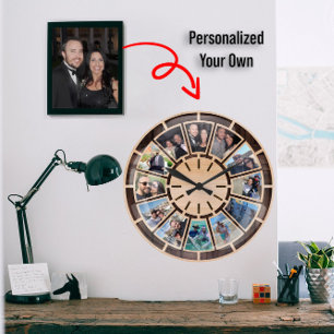 Personalized Gifts - Create Your Own Custom Gift Large Clock
