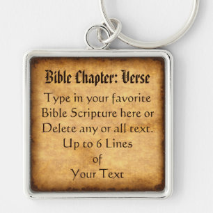 Personalized Gifts for a Christian Man Keychain