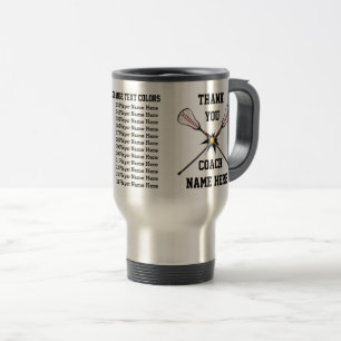 Personalized Gifts for Lacrosse Coaches Your Travel Mug