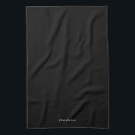 Personalized Gifts For Men Black Kitchen Towels<br><div class="desc">Personalized gifts for men - black kitchen towels with customizable text. You can create your own,  just add your name or any other text. Unique gifts for men for birthday,  Christmas,  Father's Day or any other day... </div>