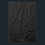 Personalized Gifts For Men Black Kitchen Towels<br><div class="desc">Personalized gifts for men - black kitchen towels with customizable text. You can create your own,  just add your name or any other text. Unique gifts for men for birthday,  Christmas,  Father's Day or any other day... </div>