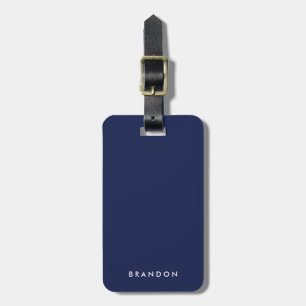 Personalized Gifts For Men Blue Luggage Tags