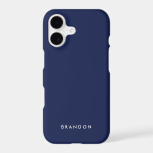 Personalized Gifts For Men Navy Blue iPhone 7 Case