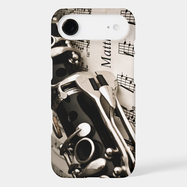 Personalized Gifts for Oboists Clarinetists Case-Mate iPhone Case (Back)