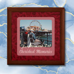Personalized Gifts for Older Parents Couples Red Gift Box<br><div class="desc">Elegantly capturing the essence of enduring love, our Personalized Gifts for Older Parents Couples Red gift box is a thoughtful masterpiece. Against a backdrop of a rich vintage floral theme in striking red, this box becomes a vessel of cherished memories. With the option to add a personal photo and text,...</div>