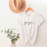 Personalized Gigi Grandma T-Shirt<br><div class="desc">We are always adding new designs daily!</div>