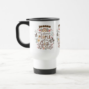 Personalized GIGI Mothers Day Birthday Christmas Travel Mug