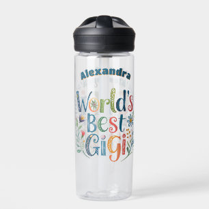 Personalized GIGI Mothers Day Birthday Christmas Water Bottle