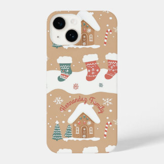 Personalized Gingerbread Christmas Phone Case