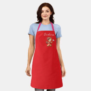 Personalized Gingerbread Cookie Apron