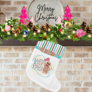 Personalized Gingerbread Man Christmas Stocking