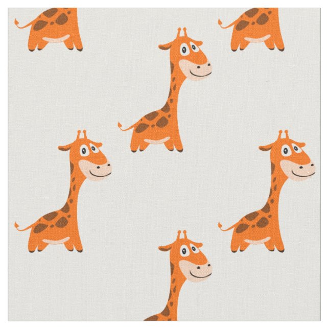 Personalized Giraffe Fabric (Close Up)