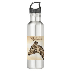 Personalized Giraffe Fitness 710 Ml Water Bottle
