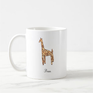 Personalized Giraffe Mug