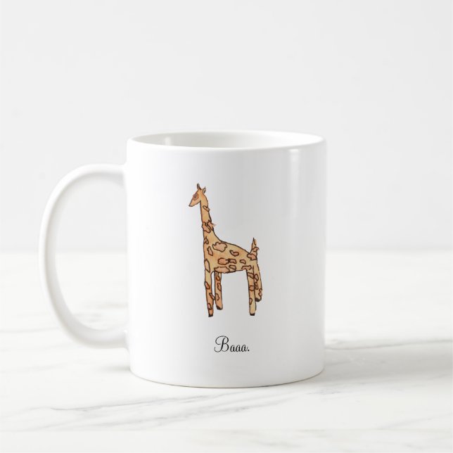 Personalized Giraffe Mug (Left)