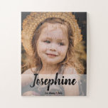 Personalized Girl Photo Gift Jigsaw Puzzle<br><div class="desc">Surprise your little girl with her very own jigsaw puzzle. See her excitement in piecing this puzzle together. Personalize this puzzle with a special photo and her name. Frame it after or play it again over and over. Customize the sign off with your name. From Mommy and Daddy. You can...</div>