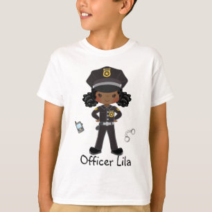 Personalized Girl Police Officer Law Enforcment  T T-Shirt