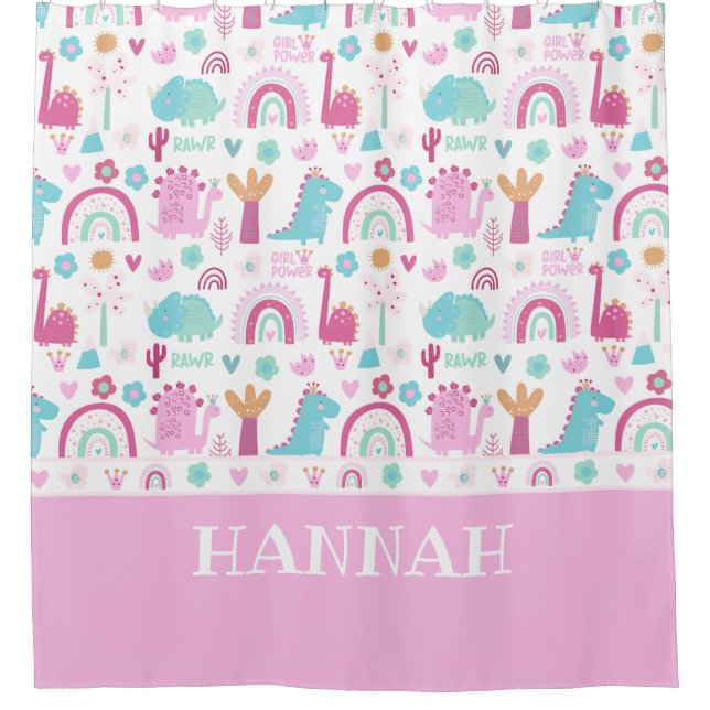 Personalized Girl Power Dinosaur (Front)