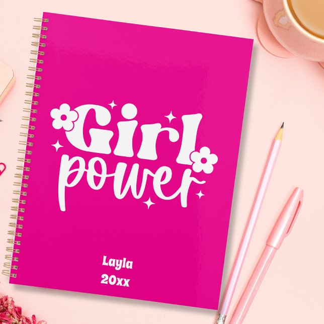 Personalized Girl Power Yearly Planner (Creator Uploaded)