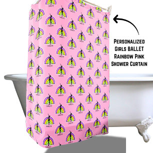 Personalized Girls BALLET Rainbow Pastel