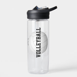 personalized girls boys volleyball  water bottle