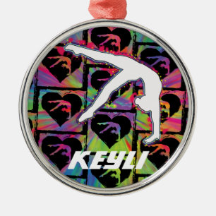 Personalized Girls Gymnast Dancer Ornament