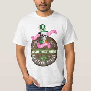 Personalized Girls irish drinking team St Patricks T-Shirt