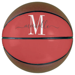 Personalized Girl's Monogrammed Basketball