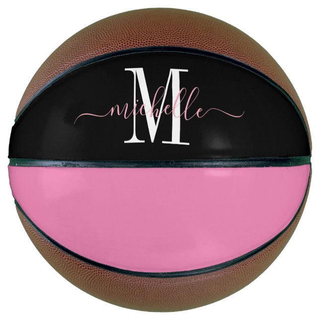 Personalized Girl's Monogrammed Basketball (Front)