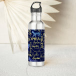 Personalized girls name celestial animals collage 710 ml water bottle<br><div class="desc">Personalized girls name celestial animals collage for teenage girls,  makes a lovely personalized gift present for any occasion.</div>