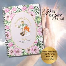 Personalized Girls Prayer Journal or Bible Study 