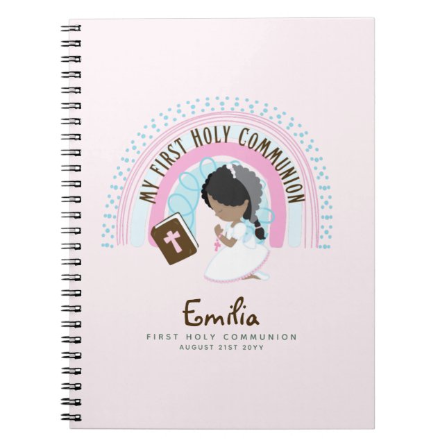 Personalized Girls Prayer Journal or Bible Study  (Front)