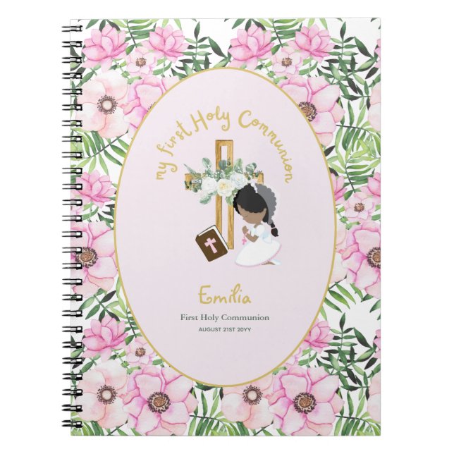 Personalized Girls Prayer Journal or Bible Study  (Front)