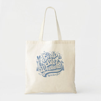Personalized Girls Ski Trip Up to Snow Good Tote Bag