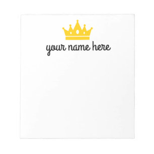 Personalized Girls Stationery Notepad