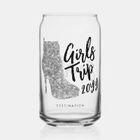 Personalized Girls Trip Disco Mirror Silver Boots