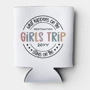 Personalized Girls Trip What happens on Girls Trip Can Cooler