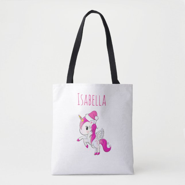 Personalized Girl's Unicorn Bag (Front)