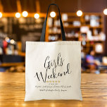 Personalized Girls Weekend Five Star Tote Bag<br><div class="desc">Personalize with the names of your besties for the perfect 5-star girls' weekend. Designed by Thisisnotme©</div>