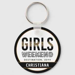Personalized Girls Weekend Girls Trip Keychain
